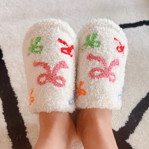 Bow Field Cozy Lounge Slipper